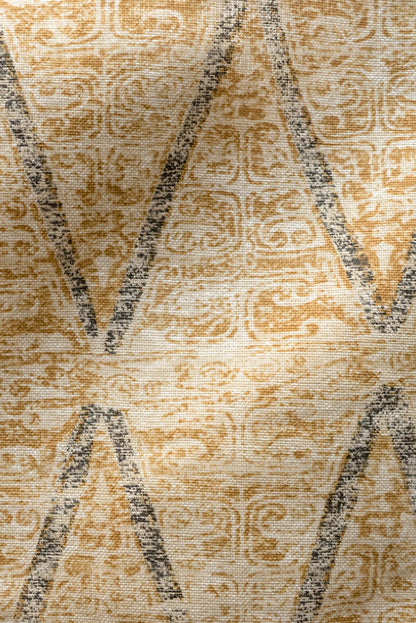 Daya Diamond Fabric by Kerry Joyce in Turmeric