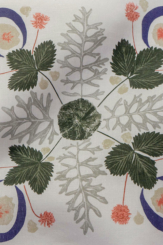 Floral Eclipse Fabric by Kerry Joyce in Graciously Gray