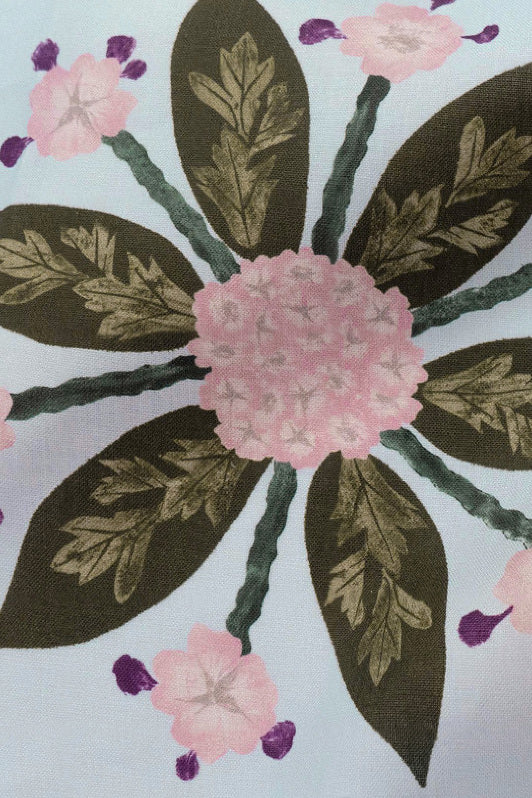 Hydrangea Bloom Fabric by Kerry Joyce in Blushing Beauty