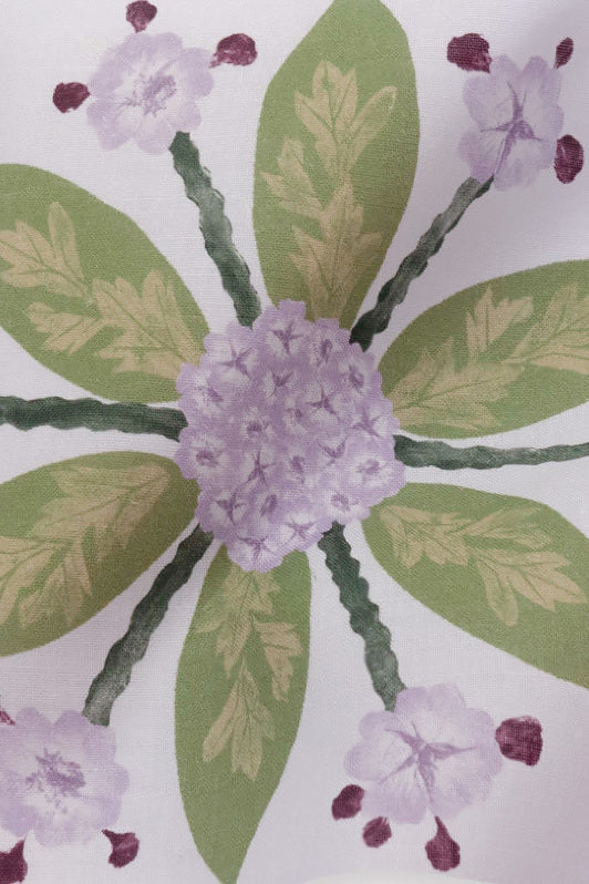 Hydrangea Bloom Fabric by Kerry Joyce in Lavender