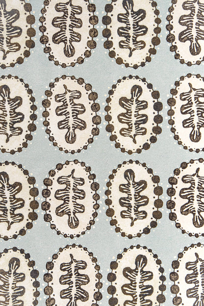 Leaves & Pearls Wallpaper by Kerry Joyce in Night Fern