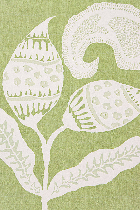 Paisley Sprigs Wallpaper by Kerry Joyce in Chartreuse Jardin