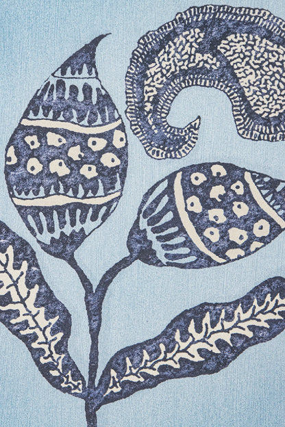 Paisley Sprigs Wallpaper by Kerry Joyce in Indigo Sky