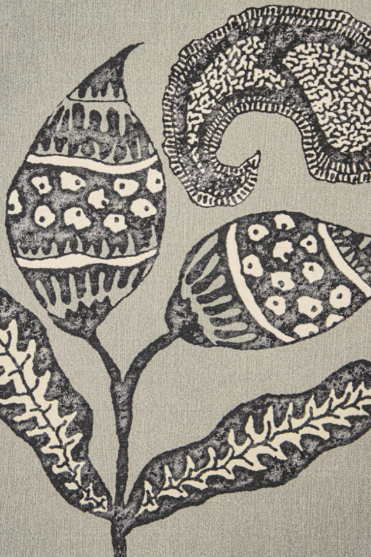 Paisley Sprigs Wallpaper by Kerry Joyce in Chateau Gray