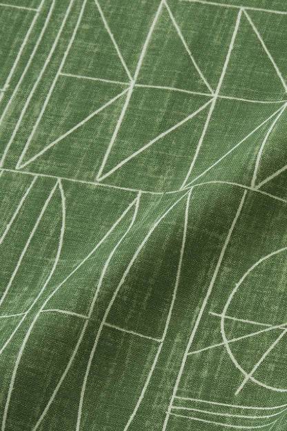 Scribe Fabric by Kerry Joyce in Grass/Natural