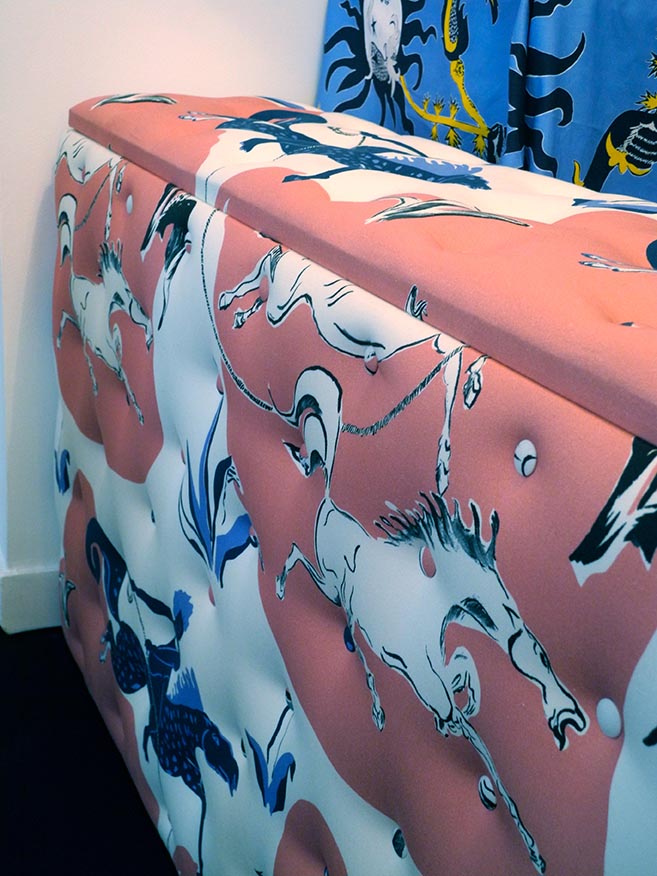 Lasso Fabric by Pierre Frey shown in a room setting