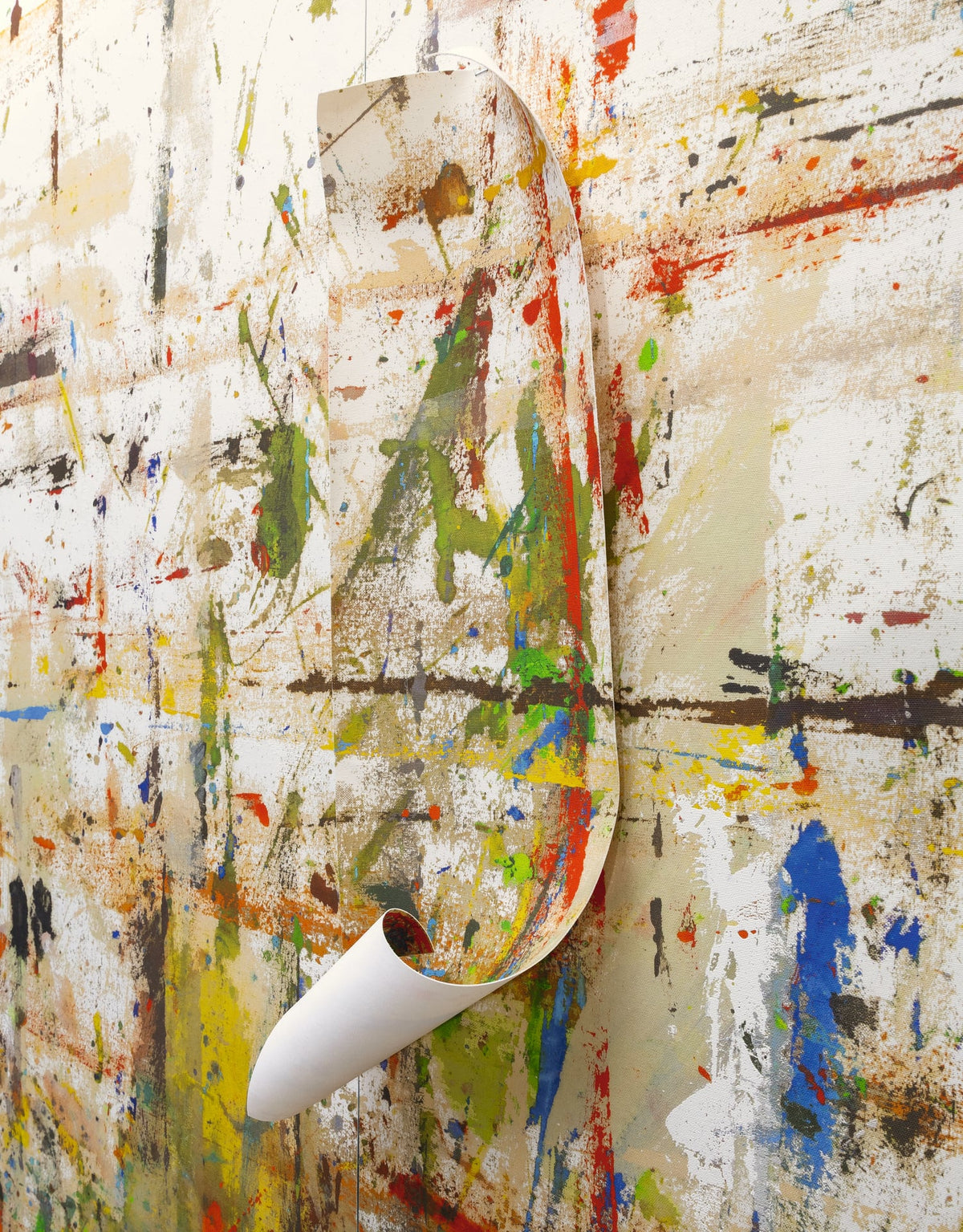 L'Atelier d'Isabelle 2 Panoramic Wallpaper by Pierre Frey shown in a room setting (view 2)
