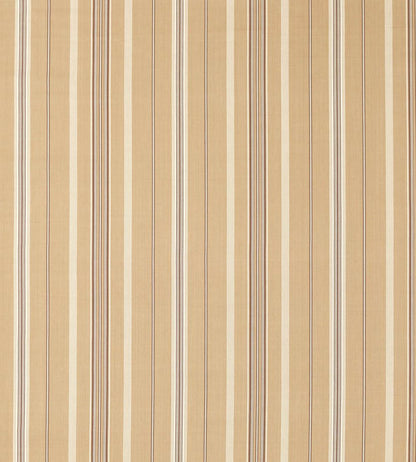 Latimer Stripe Fabric by Sanderson Clay/Bark