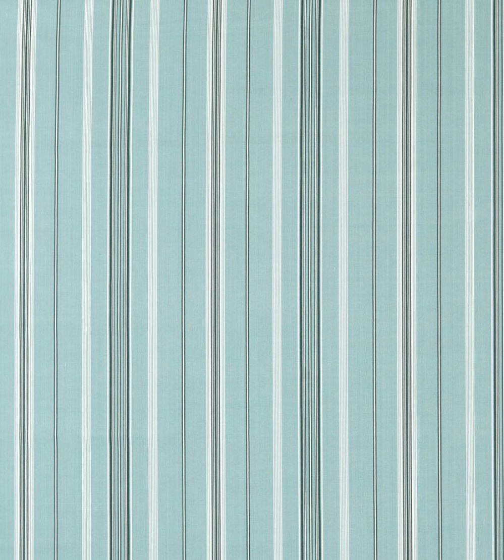 Latimer Stripe Fabric by Sanderson Udaipur Blue/Teal