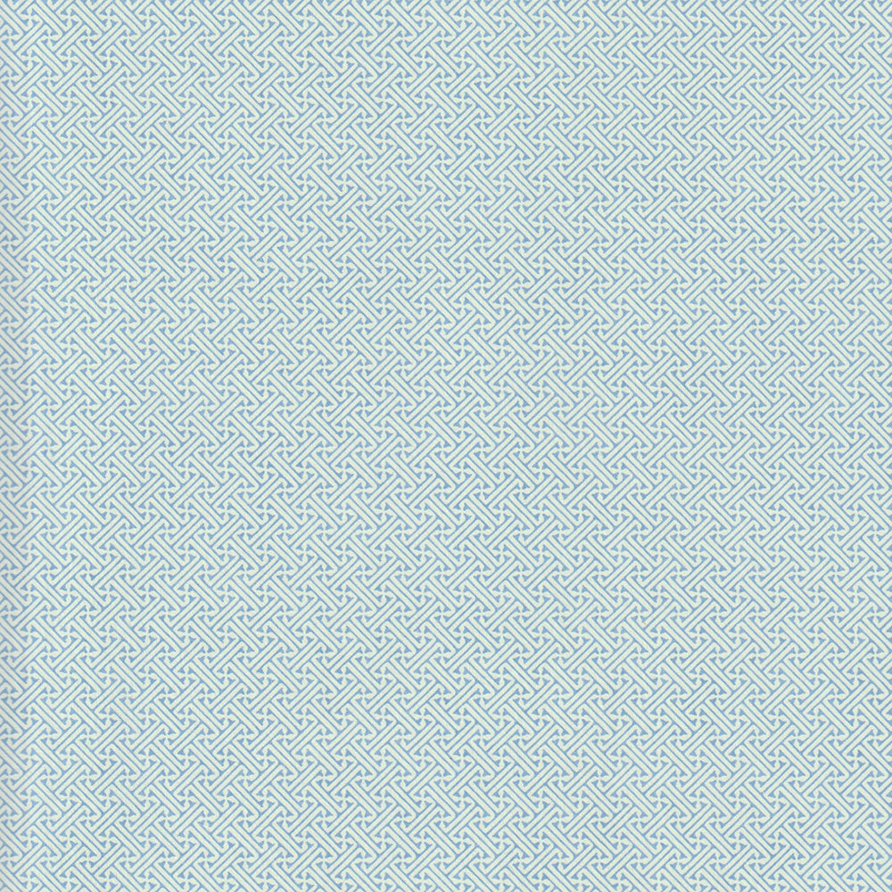 Lattice Wallpaper by Nile & York in Cornflower