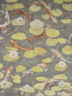 Le Bassin aux Nenuphars Wallpaper by Pierre Frey in Lac (FP288001)