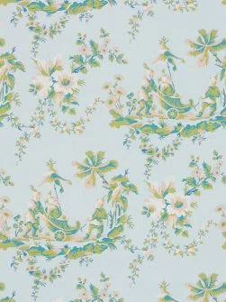 Le Chariot Chinois Wallpaper by Le Manach in Ciel (LP100001)