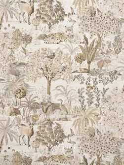 Le Jardin du Palais Wallpaper by Pierre Frey in Ivoire (FP636003)