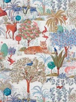 Le Jardin du Palais Wallpaper by Pierre Frey in Lever du Jour (FP636002)