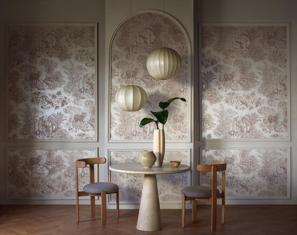 Le Repos du Toucan Wallpaper by Pierre Frey shown in a room setting (view 1)