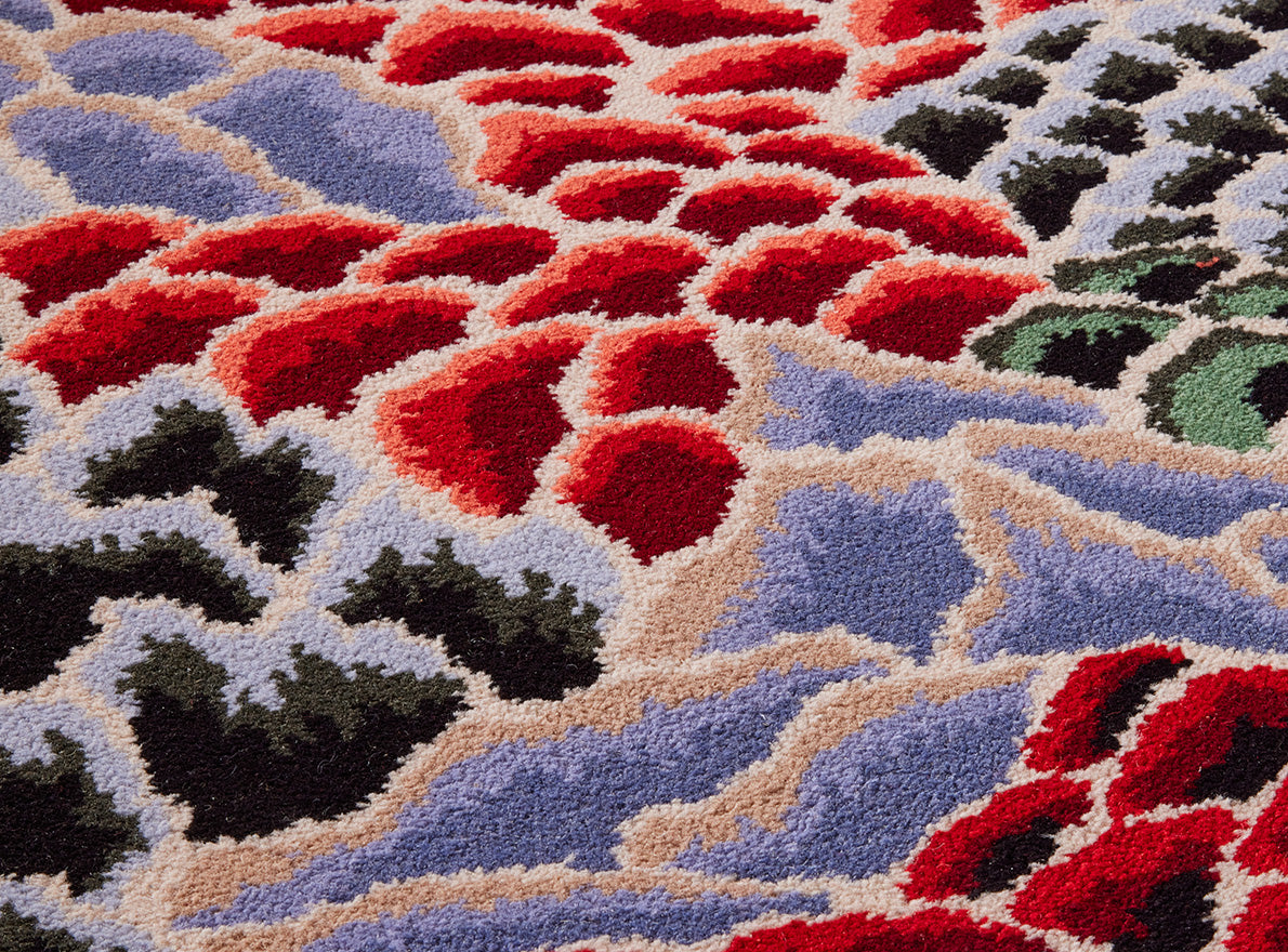 Le Rocher Axminster Rug by Braquenié shown in a room setting