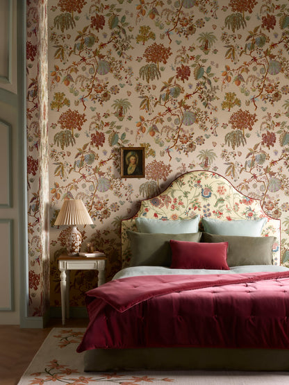 Le Verger Enchante Wallpaper by Pierre Frey shown in a room setting (view 1)
