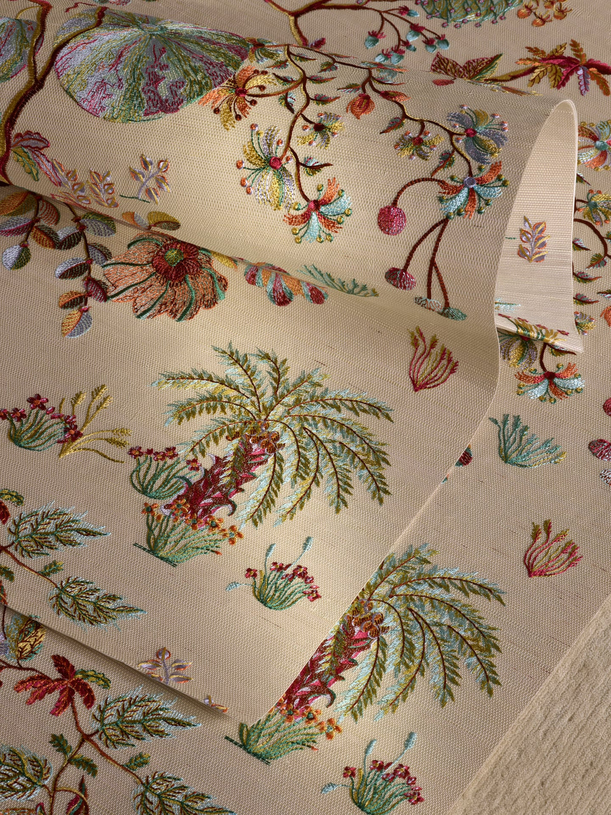 Le Verger Enchante Wallpaper by Pierre Frey shown in a room setting (view 2)