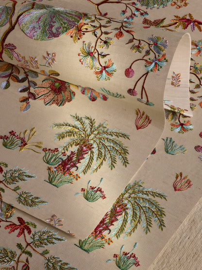 Le Verger Enchante Wallpaper by Pierre Frey shown in a room setting (view 2)