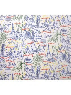 Le Voyage Eternel Wallpaper by Pierre Frey in Multicolore (FP202001)