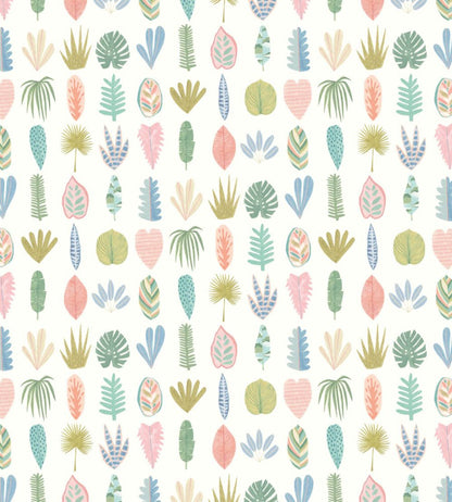 Leaf Boogie Wallpaper by Ohpopsi Pastel