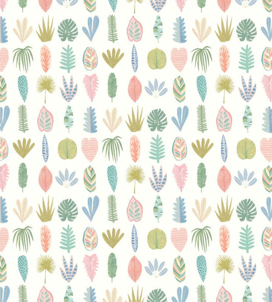 Leaf Boogie Wallpaper by Ohpopsi Pastel