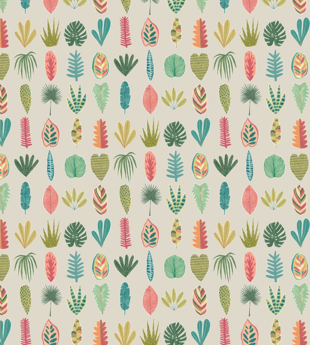 Leaf Boogie Wallpaper by Ohpopsi Tropical Mix