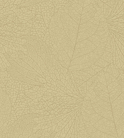 Leaf Vein Wallpaper by Eijffinger Yellow/Ochre