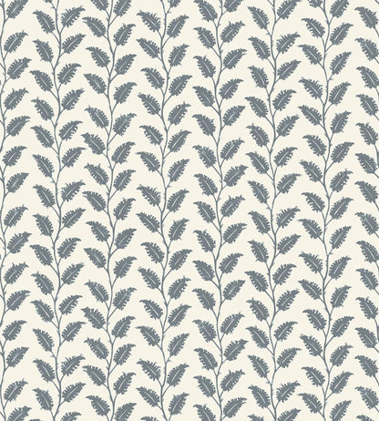Leaf Wiggle Wallpaper by Josephine Munsey Bude Blue/Cotswold White