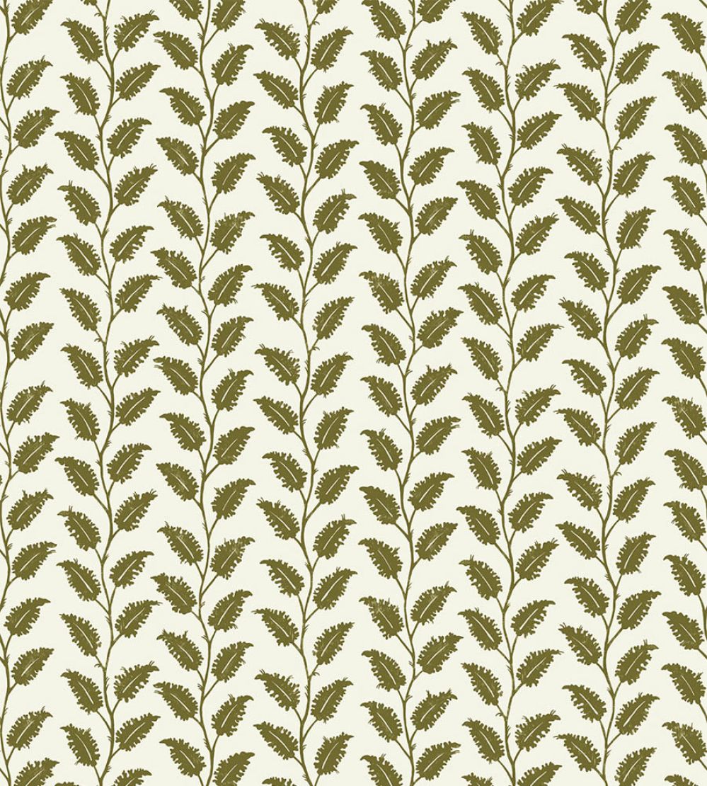 Leaf Wiggle Wallpaper by Josephine Munsey Trixie/Ringhill White