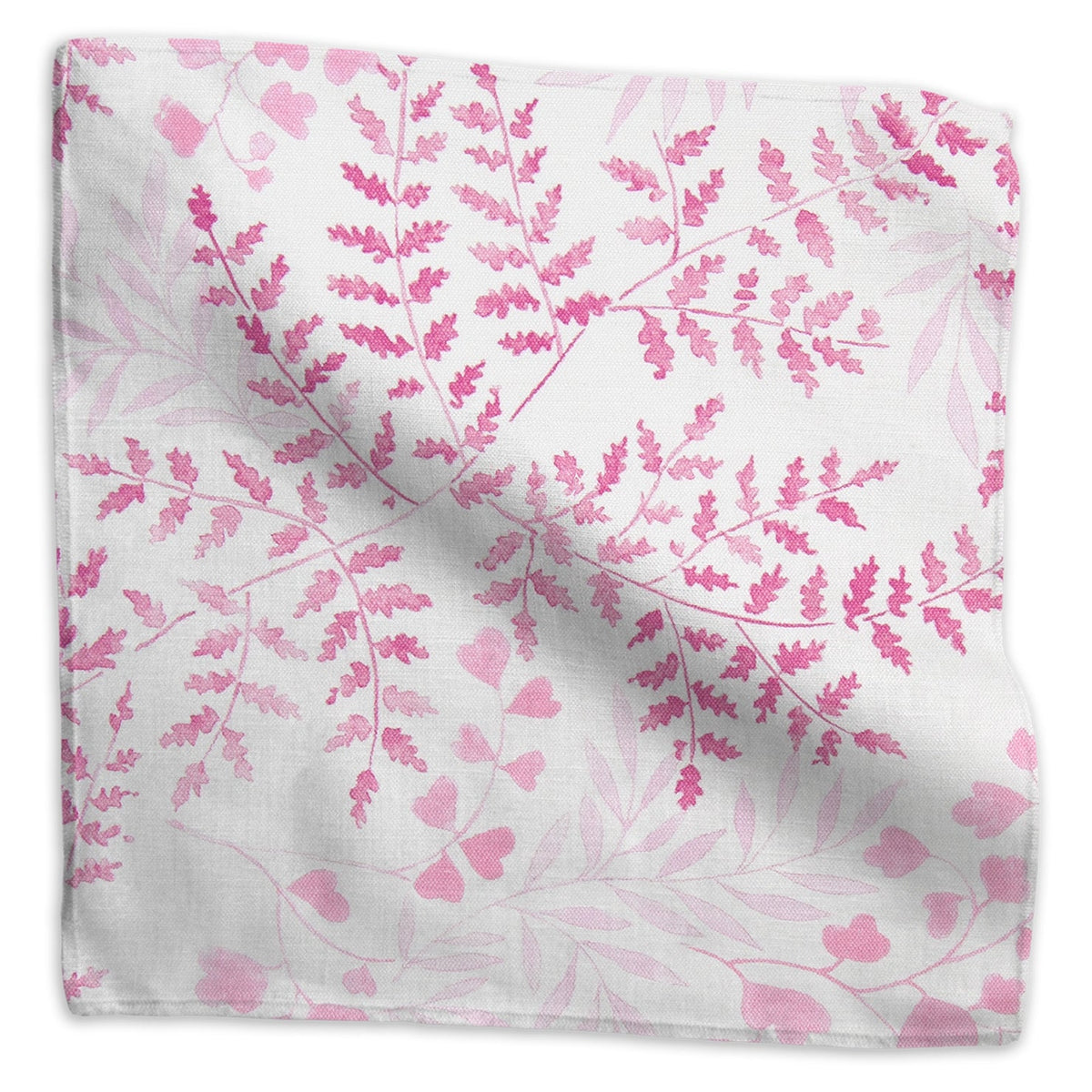 Leaves Fabric by Kathryn M. Ireland in Pink