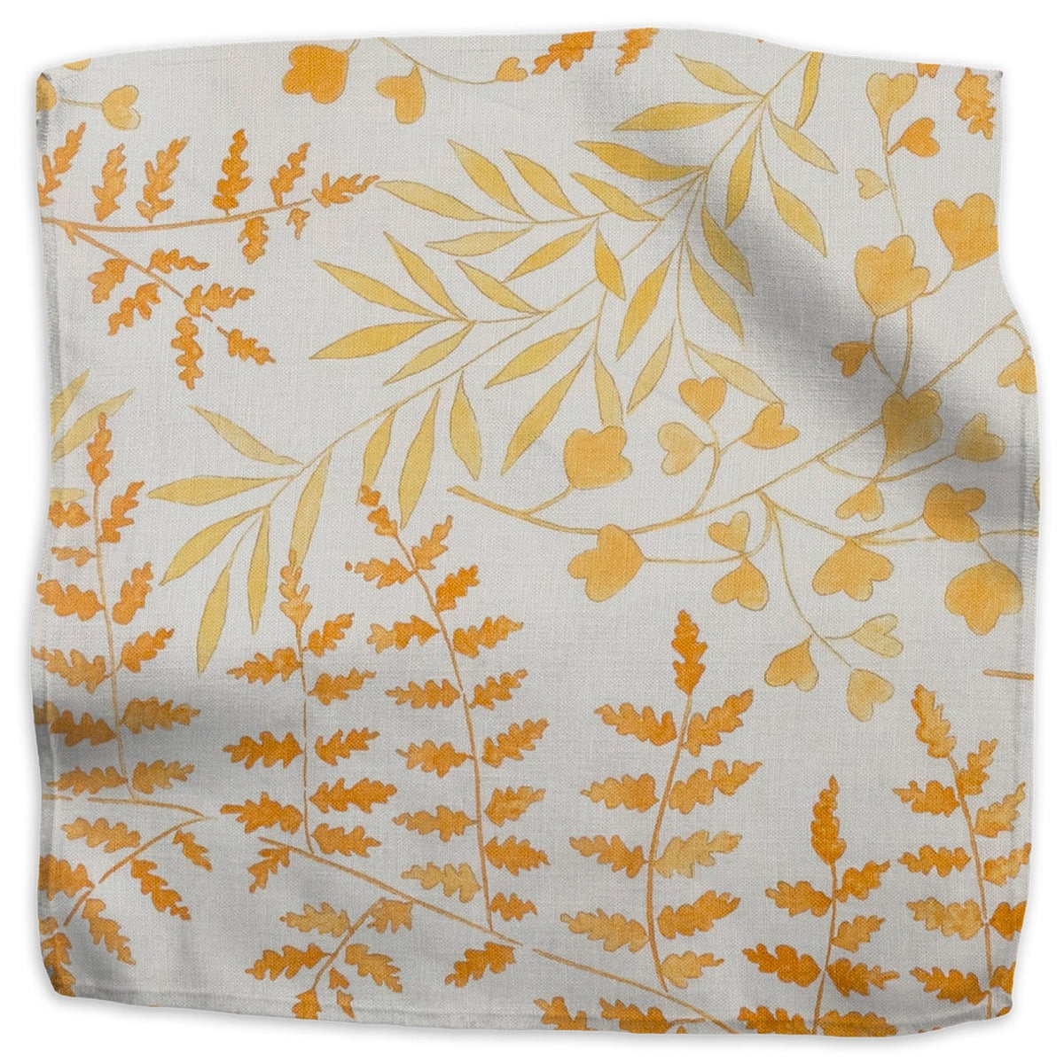 Leaves Fabric by Kathryn M. Ireland in Yellow