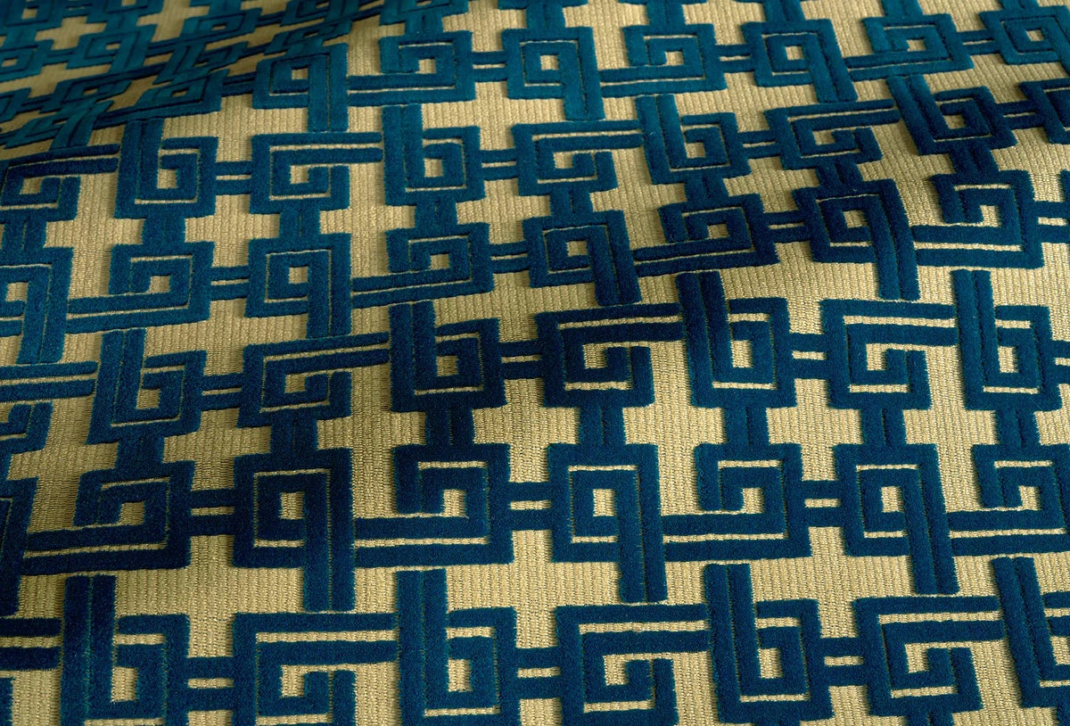 Lecce Fabric by Pierre Frey in Prusse (F3833002)