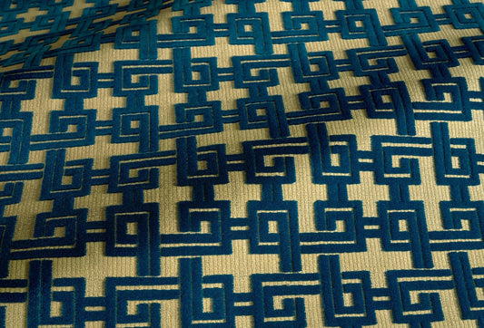 Lecce Fabric by Pierre Frey in Prusse (F3833002)