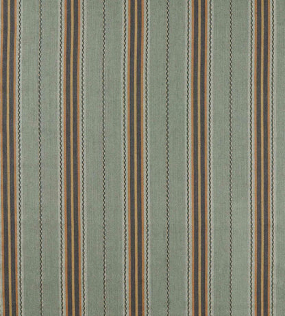 Lechlade Stripe Fabric by Morris & Co Bayleaf/Ochre