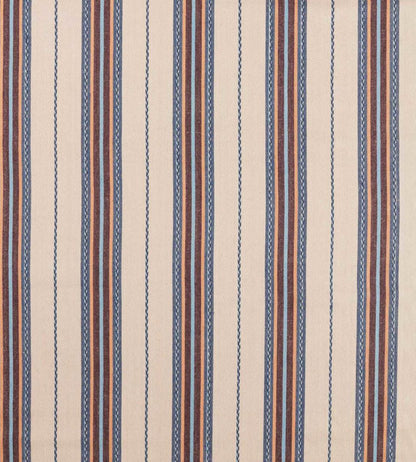 Lechlade Stripe Fabric by Morris & Co Woad/Linen