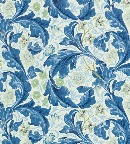 Leicester Fabric by Morris & Co Paradise Blue