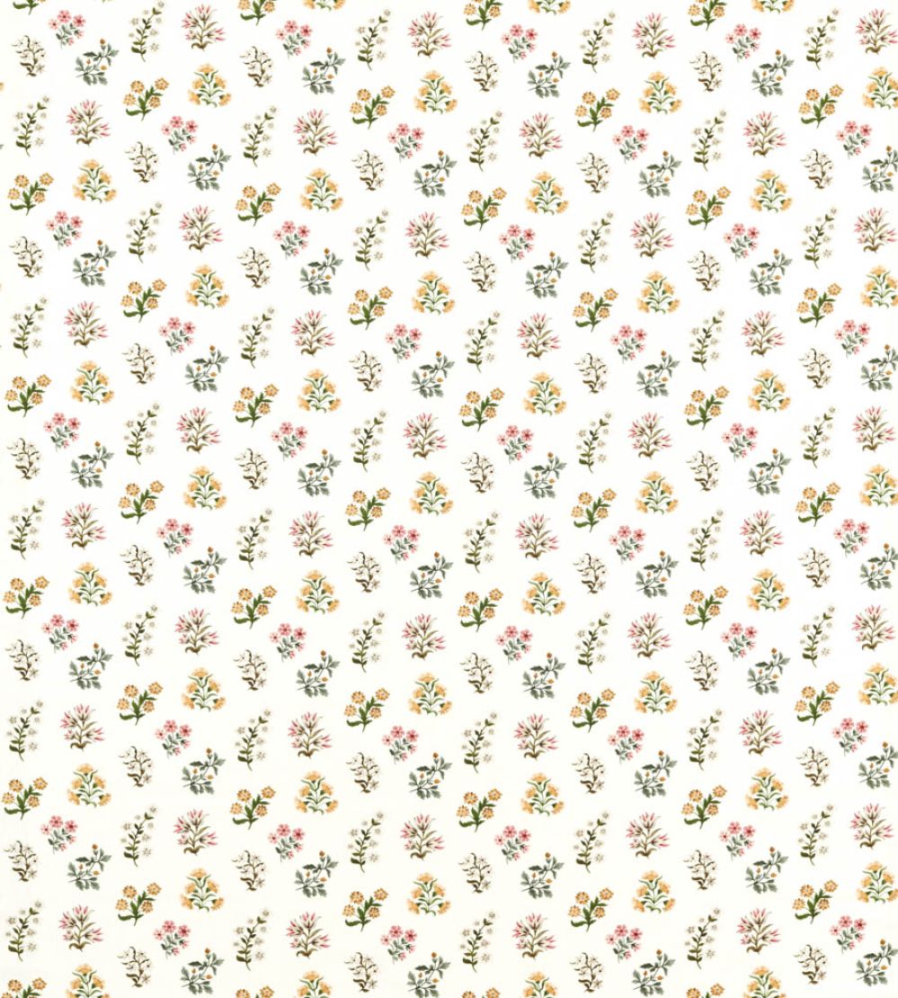 Leiden Fabric by Clarke & Clarke Blush/Ochre
