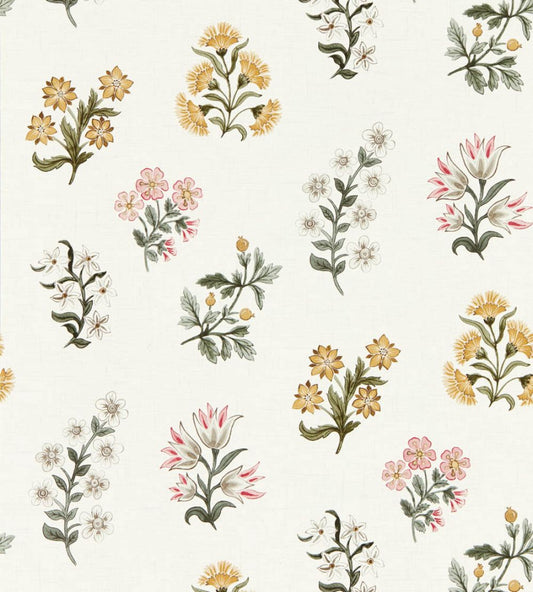 Leiden Wallpaper by Clarke & Clarke Blush/Ochre