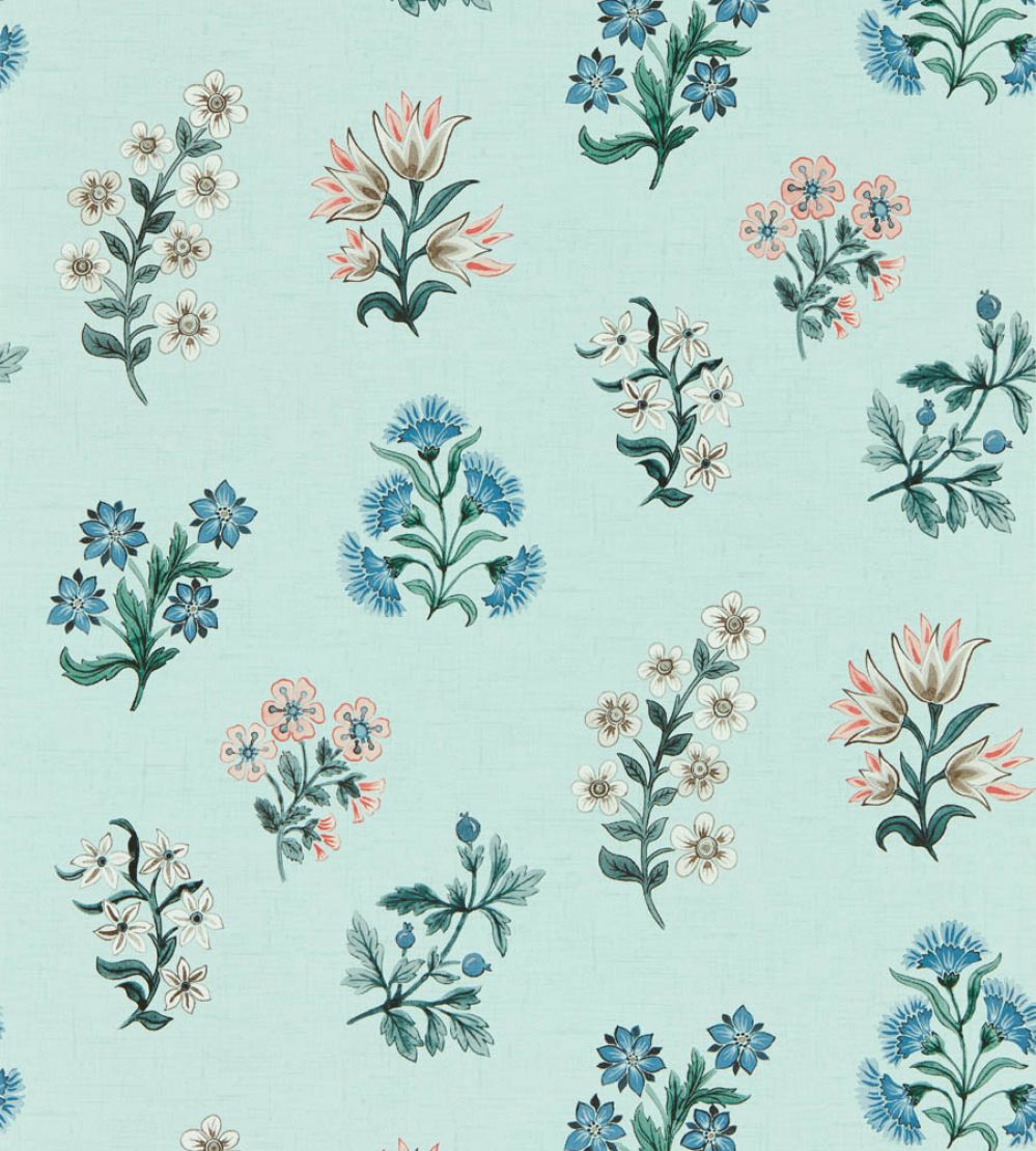 Leiden Wallpaper by Clarke & Clarke Seaglass
