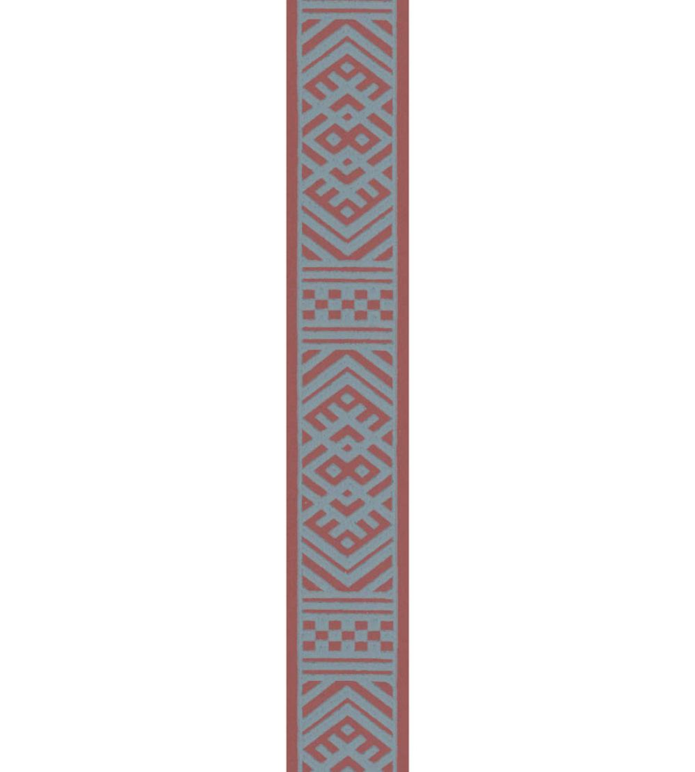 Leksand Wallpaper by Langelid Von Bromssen Smokey Blue