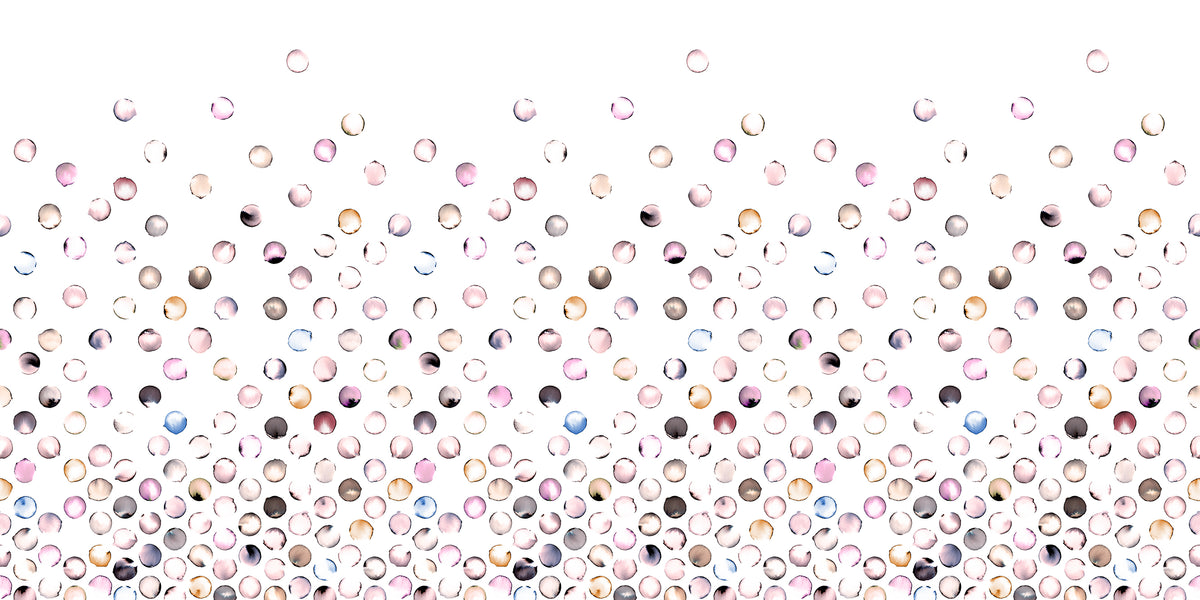 Lenses Peach mural by Rebel Walls