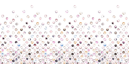 Lenses Peach mural by Rebel Walls