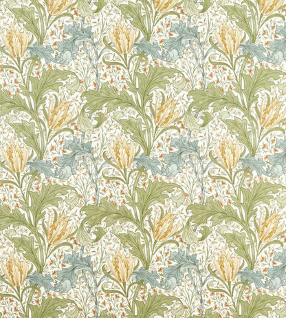 Lent Lily Fabric by Morris & Co Lemon Balm