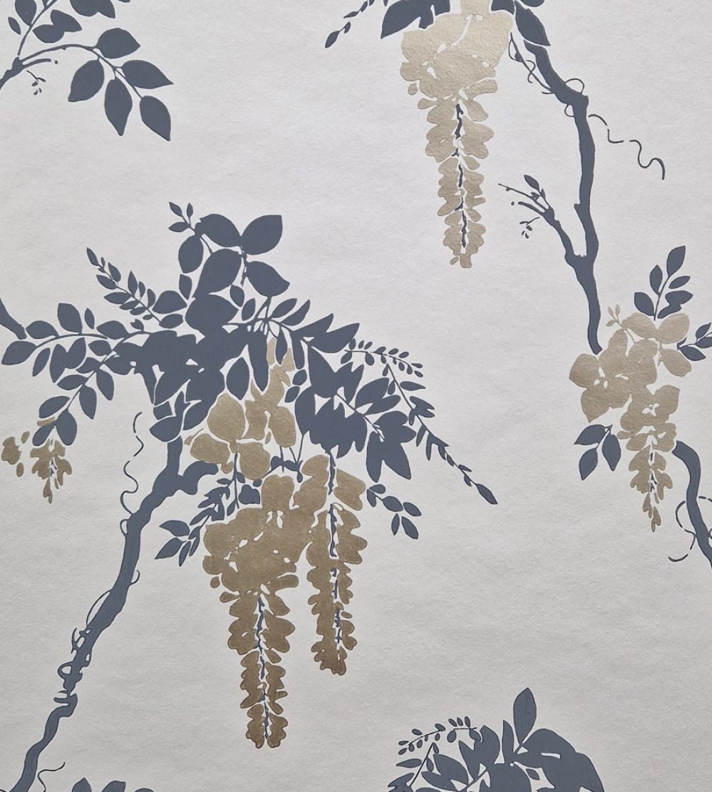Leonora Wallpaper by 1838 Wallcoverings Gold