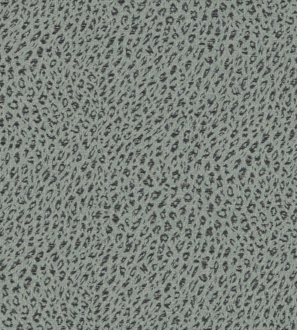 Leopard Fabric by James Hare Slate Blue