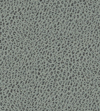 Leopard Fabric by James Hare Slate Blue