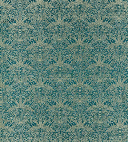 Leopardo Fabric by Clarke & Clarke Kingfisher