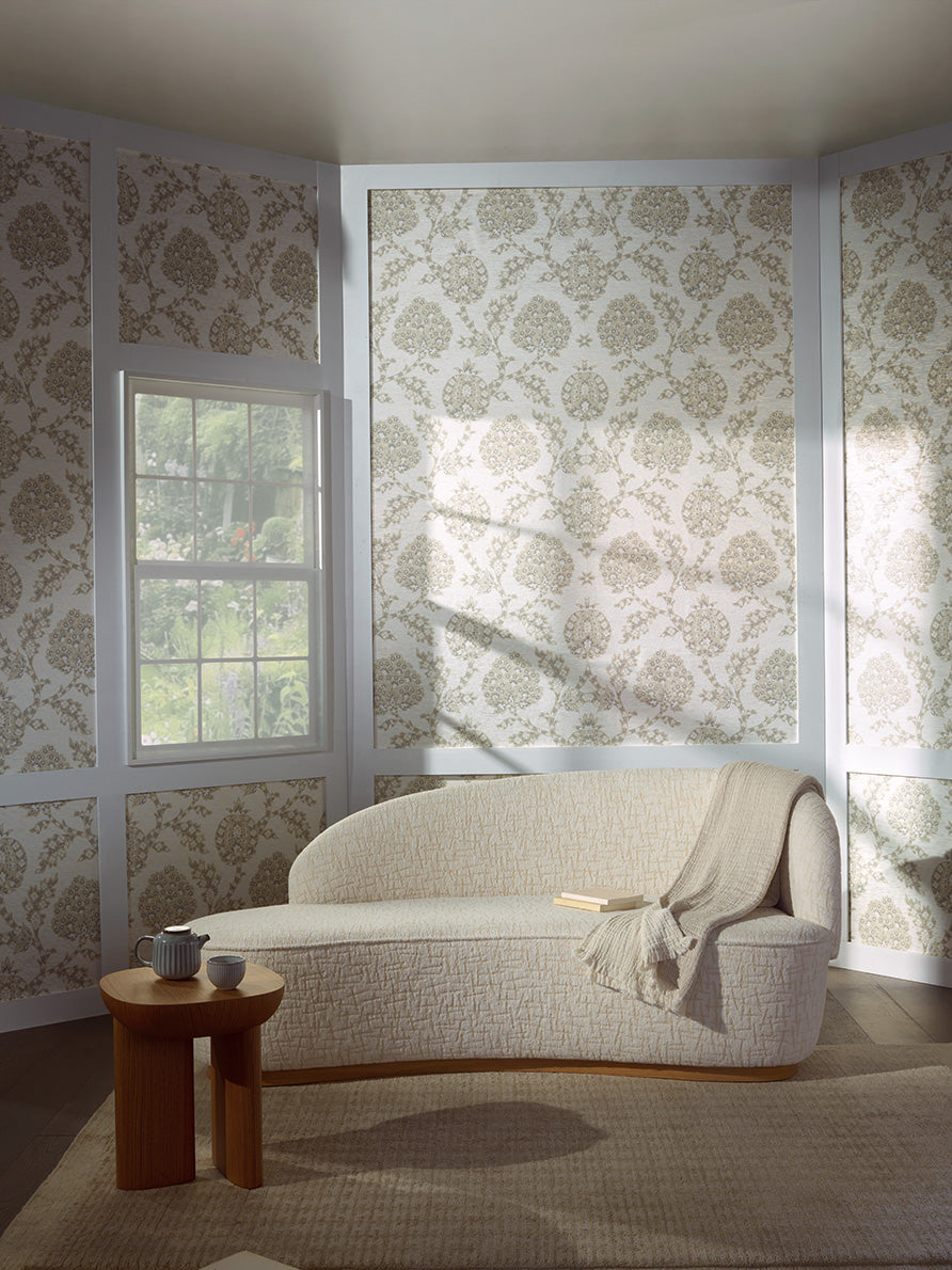 Les Azalees Wallpaper by Pierre Frey shown in a room setting (view 1)