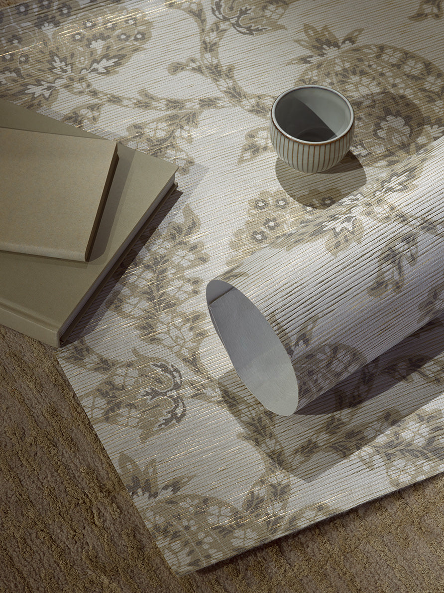 Les Azalees Wallpaper by Pierre Frey shown in a room setting (view 2)